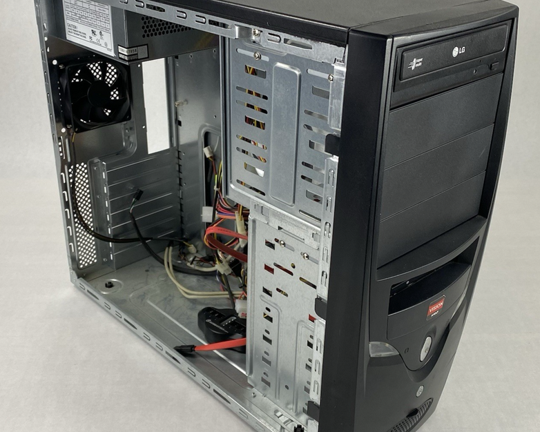 Rosewill R103A Black Steel ATX Mid Tower Computer Case with 350W Power Supply