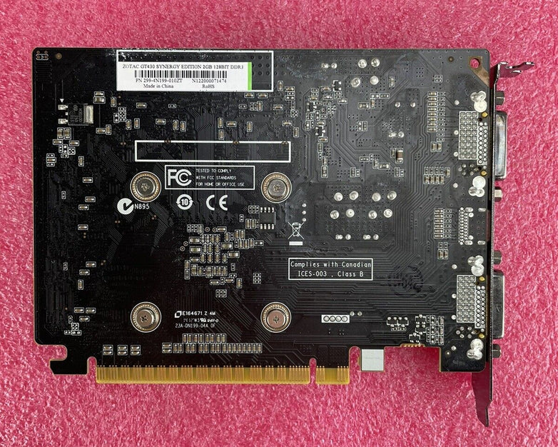 Zotac GT430 Synrgey Edition 2GB 128Bit GDDR3 PCIe Graphics Card