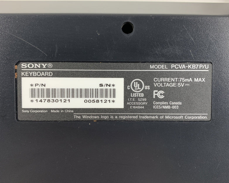Sony PCVA-KB7P/U VAIO Multimedia Keyboard Tested Vintage