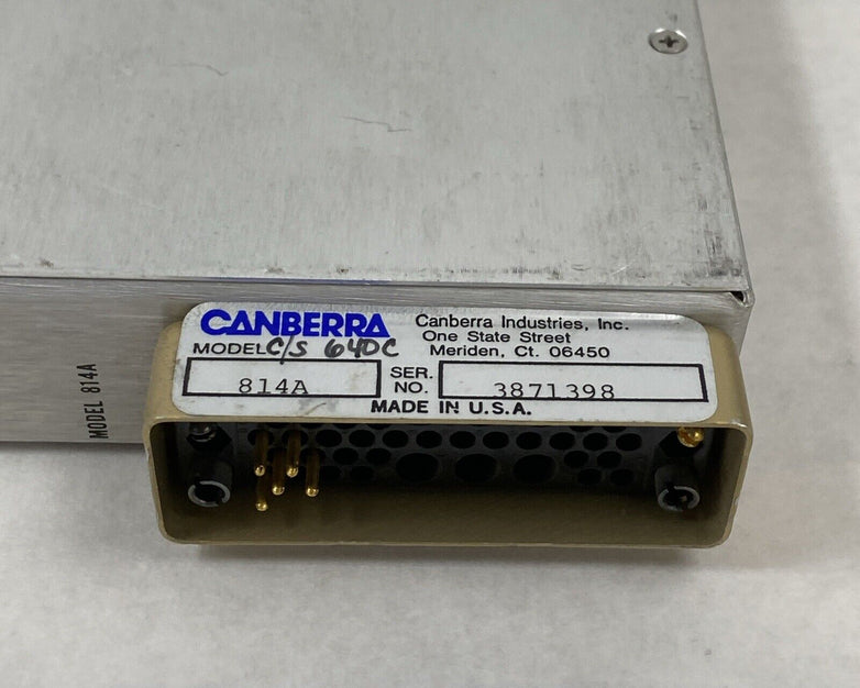Canberra PAD 814A Preamp Amplifier Discriminator