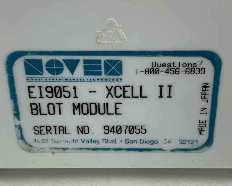 Novel EI9051 XCell II Blot Module 500VDC 50W Max
