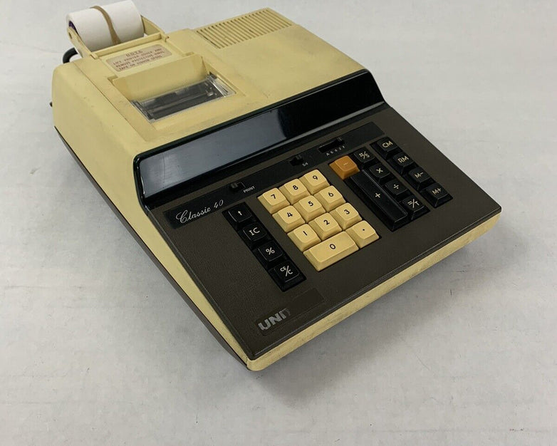Vintage Unitrex Classic 40 Calculator