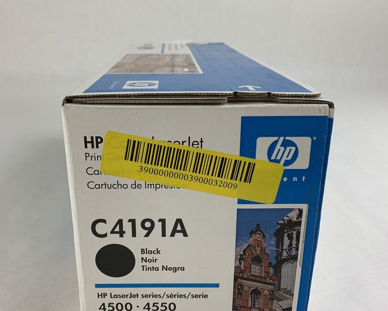 New Sealed OEM HP C4191A Black Laserjet Toner Print Cartridge