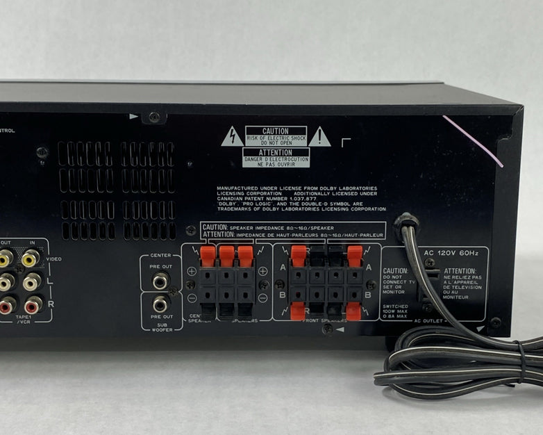 Pioneer VSX-604S Audio Video Stereo Receiver No Remote