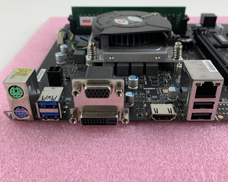 MSI H110M ECO-S01 Intel Celeron G3900 2.80GHz 8 GB Ram LGA1151 Motherboard No IO