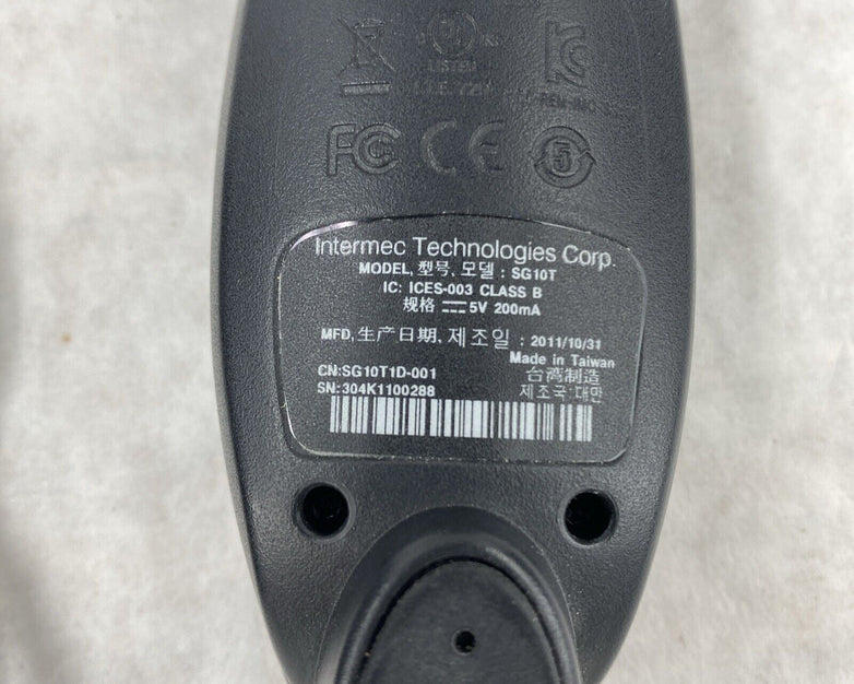 Intermec SG10T Hand Held USB Barcode Scanner TESTED