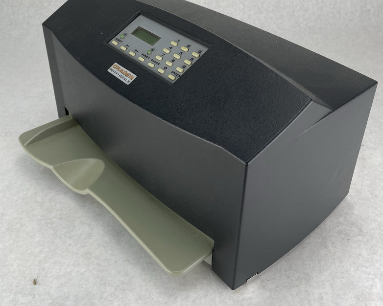 Craden Peripherals DP9 Passbook Transaction Printer No Ribbon Parts or Repair