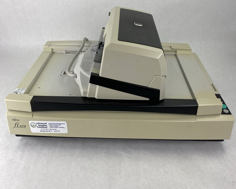 Fujitsu Fi-6770dj High Speed Flatbed Color Image Scanner