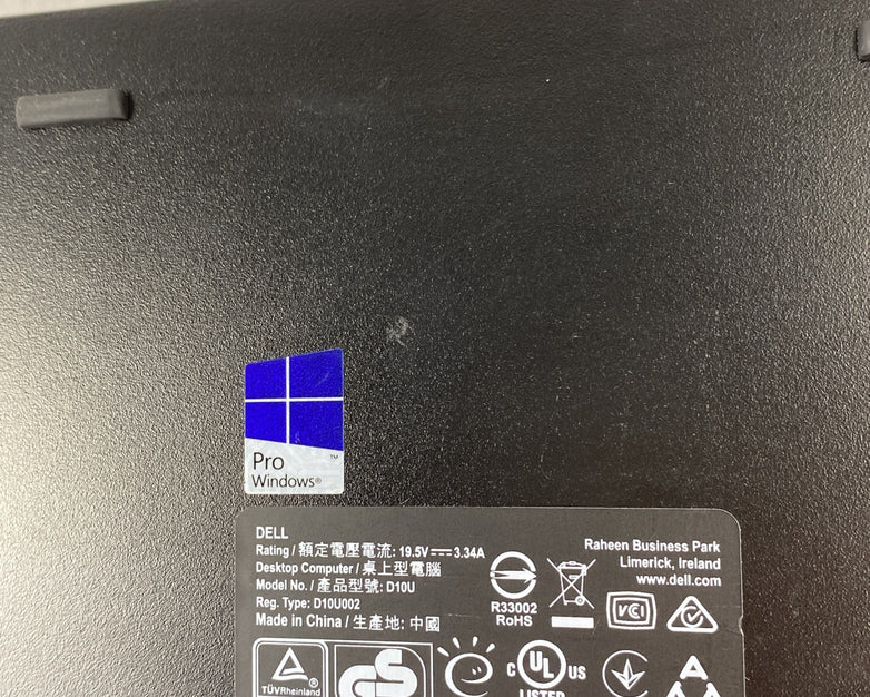 Dell OptiPlex 7050 Micro Intel Core i7-7700T 2.9 GHz 8GB RAM No HDD No OS