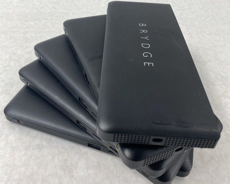 Lot( 5 ) Brydge BRYSTONEC USB-C HDMI DP SD microSD Docking Station NO ACCESSORIE
