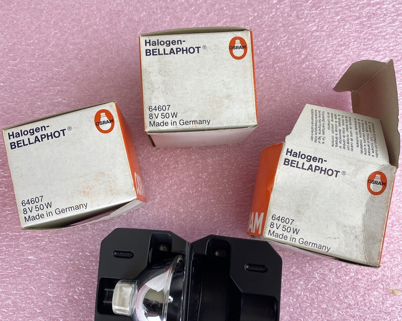 Osram microscope bulb 64607 EFM 8V50W GZ6.35 MK3 microplate reader light Lot 3