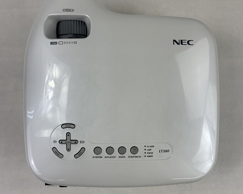 NEC LT380 LCD Projector - Parts or Repair Needs New Lamp