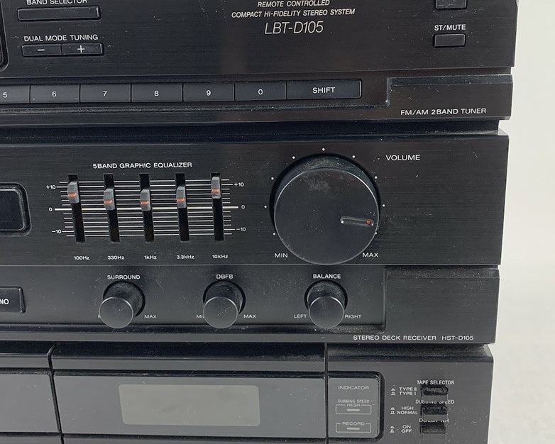 Sony LBT-D105 Compact Hi-Fidelity Stereo System - Parts or Repair