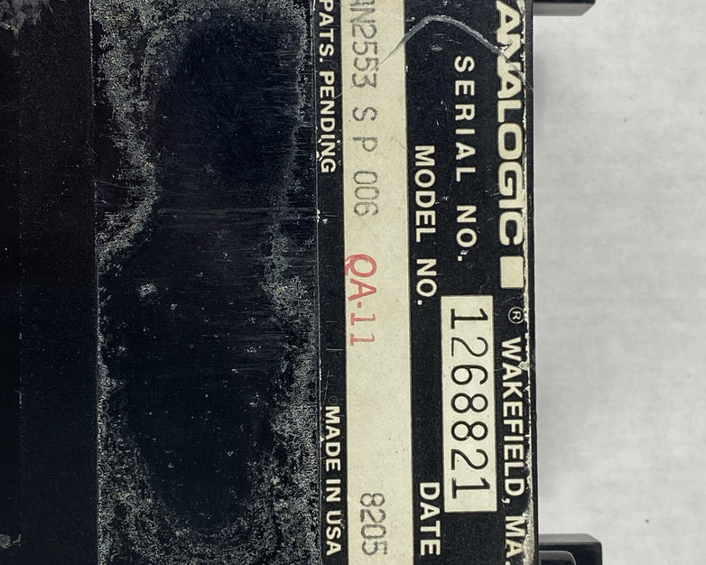 Analogic AN2553 QA-11 Digital Panel Instrument