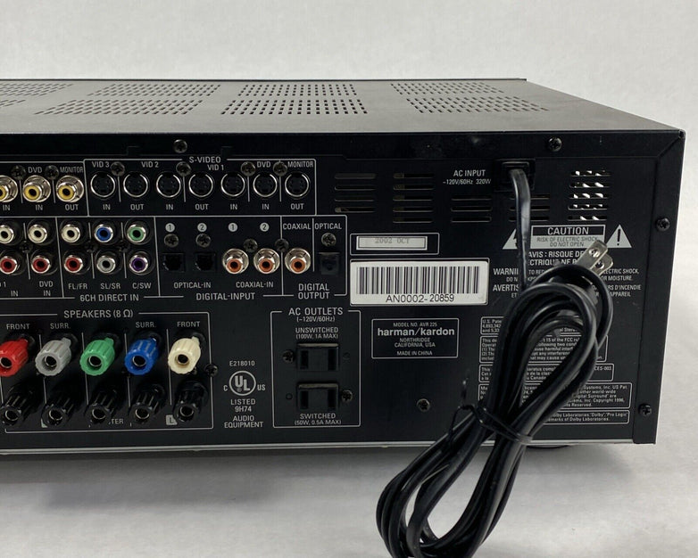 Harman Kardon AVR 225 5.1 Channel AV Receiver