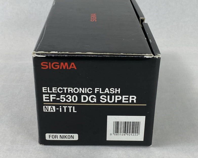 Sigma EF-530 DG Super NA-iTTL Electric Flash For Nikon