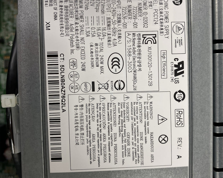 HP ProDesk 400 G1 SFF Intel Core i5-4570 3.2GHz 8GB RAM No HDD No OS