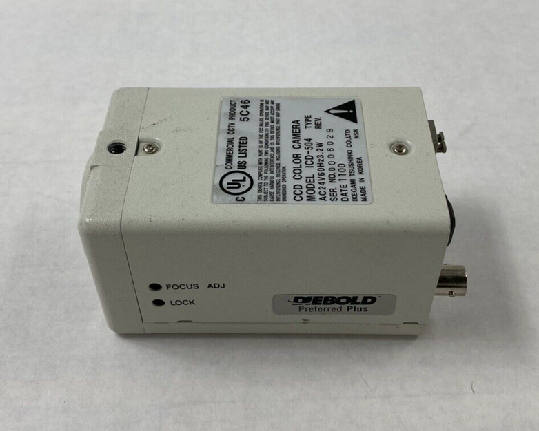 For Parts or Repair Ikegami Tsushinki ICD-504 CCD Color Camera No Lens