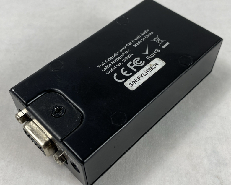 Cable Matters Model 103004 VGA Extender Over Cat 6 With Audio Receiver Only