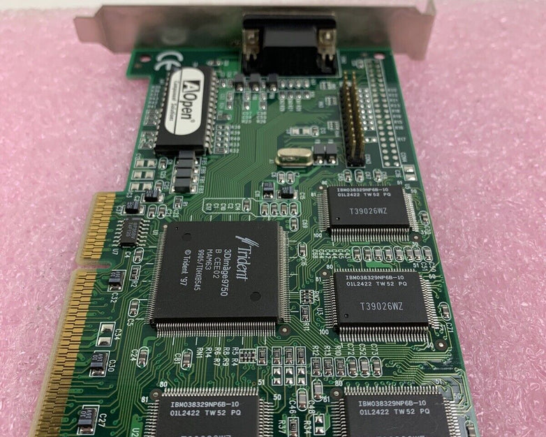 AOPEN Trident 91.AC821.002 3D IMAGE 9750 4 MB AGP VGA Video Card