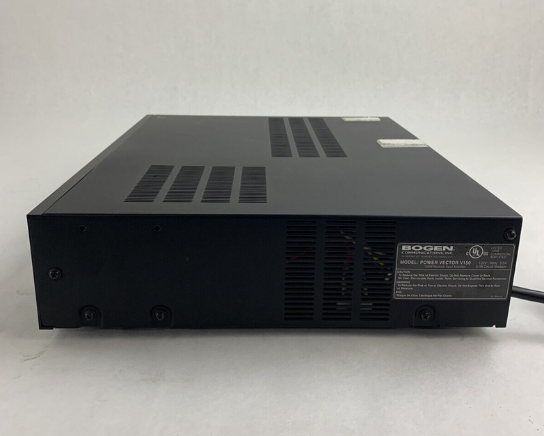 Bogen V150 Power Vector Modular Input AMP 150W Power Tested No Input Card