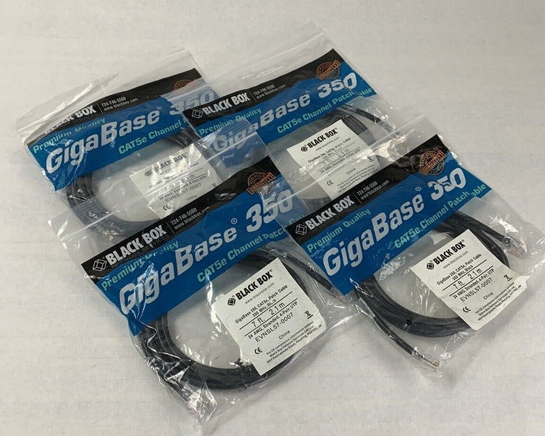 Black Box EVNSL57-0007 GigaBase 350 CAT5E 350 Mhz (Lot of 4)