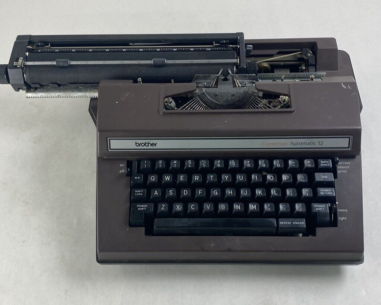 Parts and Repair Brother 3800 Correct Automatic 12 Electric Typewriter & Case