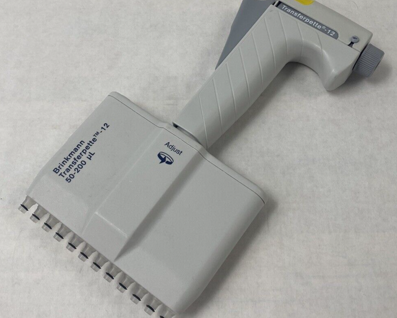 Brinkmann Transferpette-12 50-200 uL 12-Channel Pipette