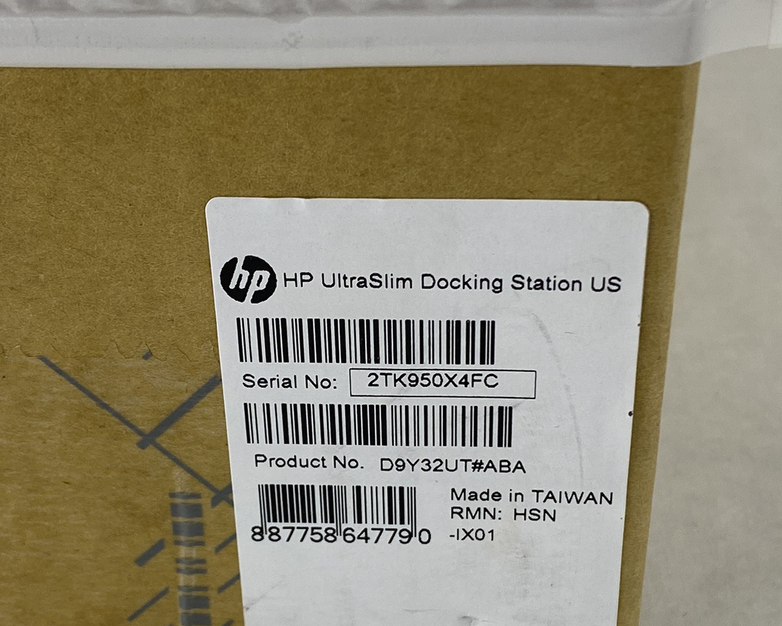 Lot of 2 HP HSTNN-IX10 EliteBook UltraSlim Docking Station US Open Box New