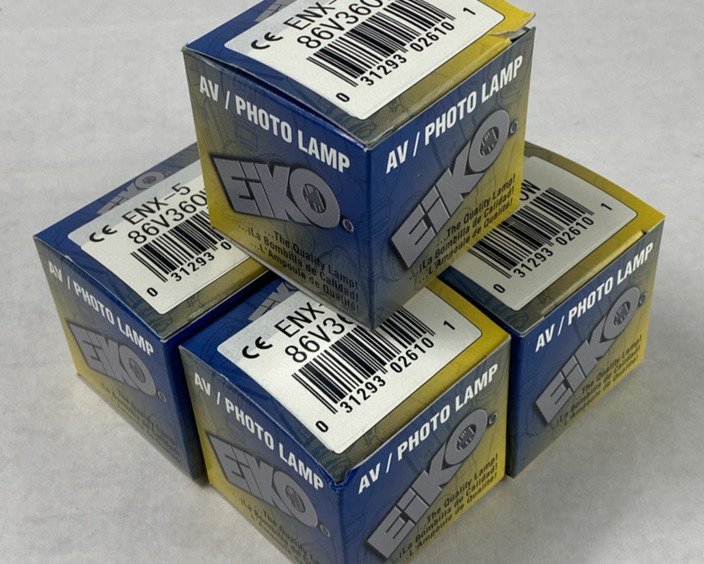 Eiko ENX-5 86V360W AV/Photo Lamp (Lot of 5)