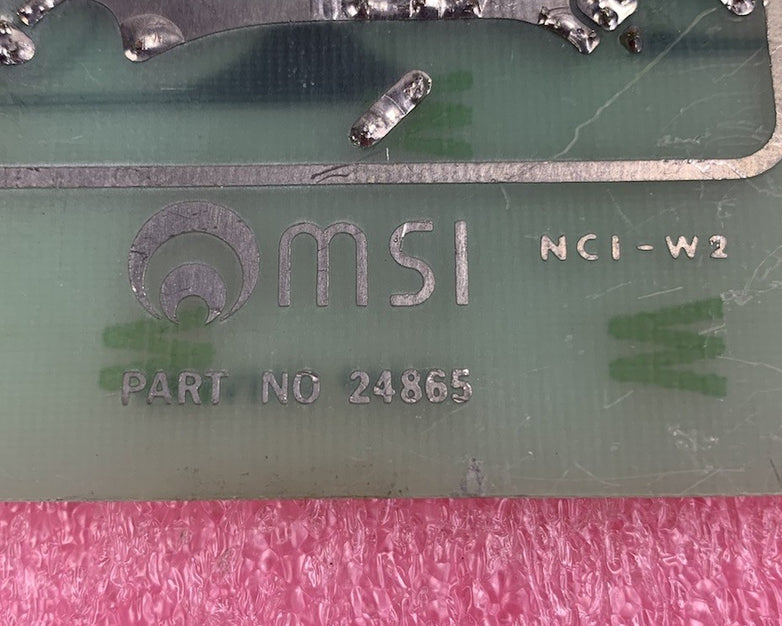 MSI Lamp Drivers 24865 NC1-W2 Card