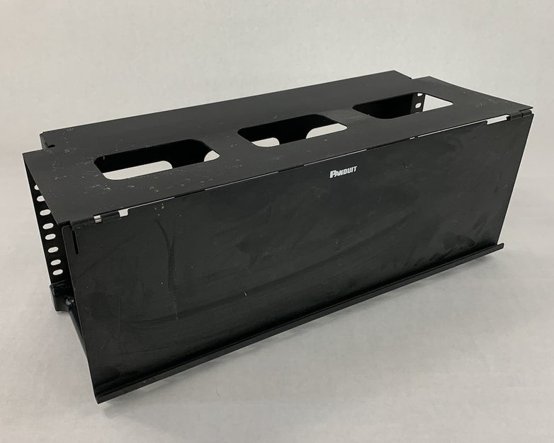 Panduit NCMHAEF4 4 RU Horizontal Cable Manager with Metal Cover