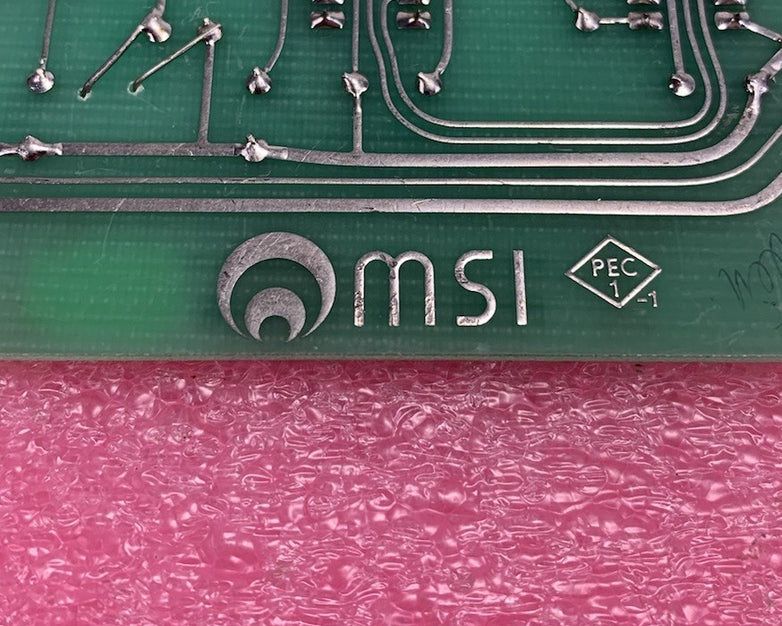 MSI Pipette Logic 24861-5 Vintage 1976 Micromedic Card