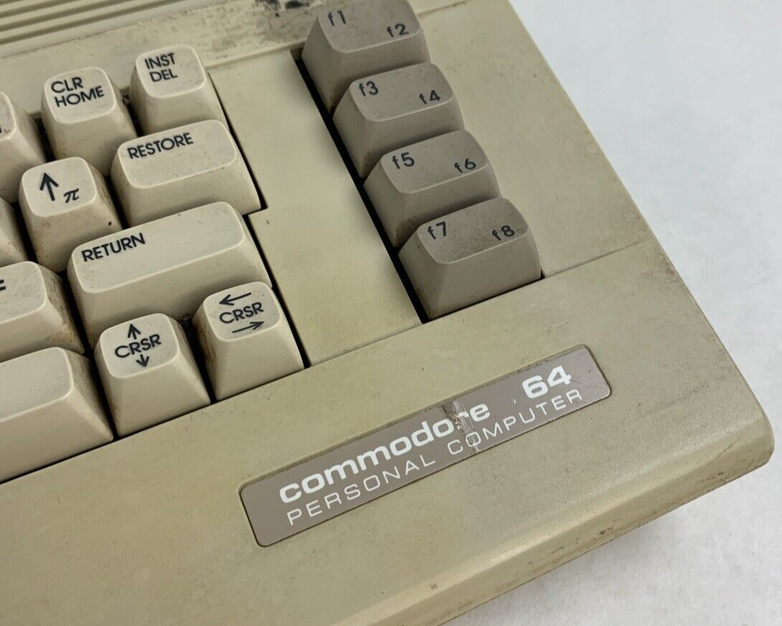 Commodore 64 64C Computer System Boots w/PSU, NKP Deluxe Keypad, and Manuals