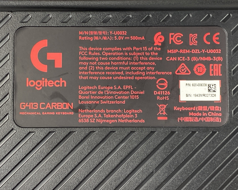 Logitech G413 Mechanical Gaming Keyboard Tested