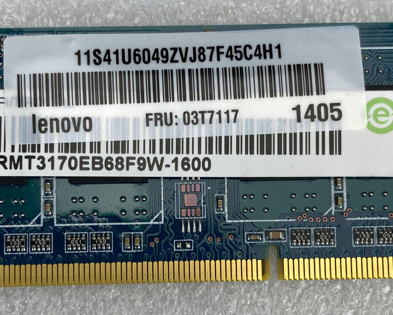4X4GB Ramaxel RMT3170EB68F9W-1600 PC3-12800 DDR3 1600MHz Laptop Memory RAM