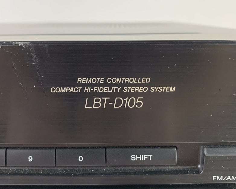 Sony LBT-D105 Compact Hi-Fidelity Stereo System - Parts or Repair