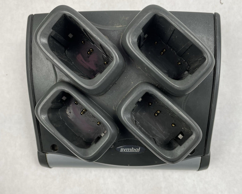 Symbol SAC9000-4000R Charging Cradle and 4 Batteries Untested