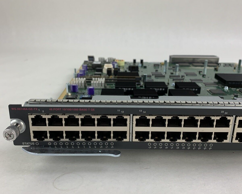 Cisco WS-X6148A-GE-TX 48-Port Ethernet Modular Line Card Box Opened Unsealed
