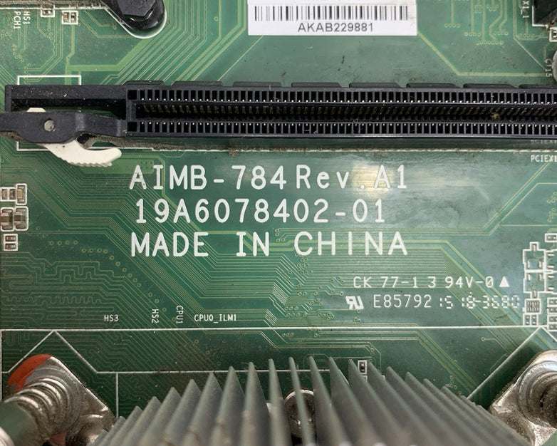 Advantech AIMB-784 Motherboard Intel Core i5-4570 2.9GHz 4GB RAM w/ Shield