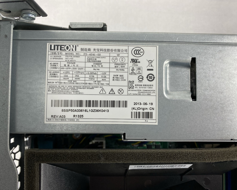 Lenovo ThinkCentre M82 SFF Intel Core i3-3220 3.30GHz 8GB RAM No HDD No OS