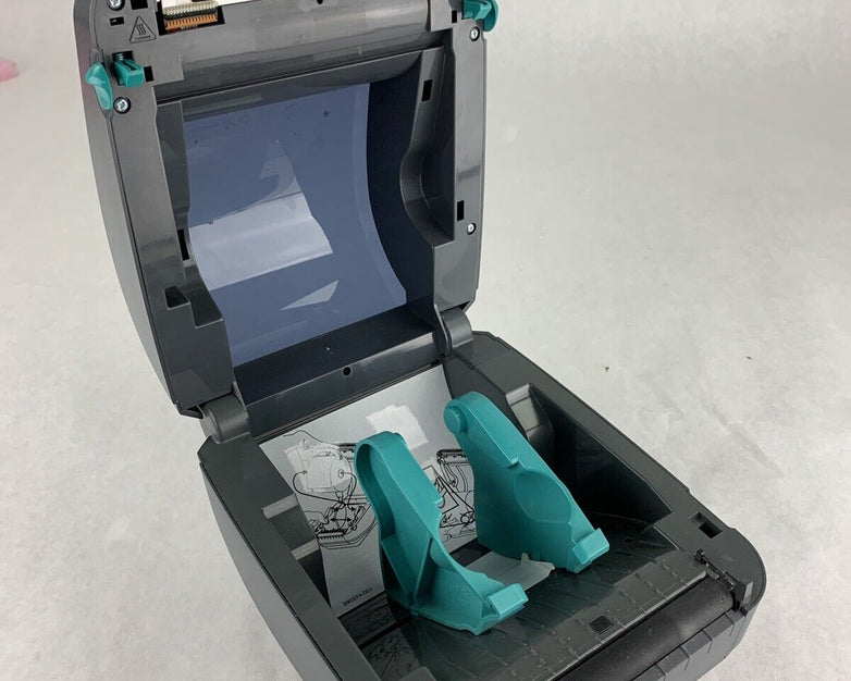 Zebra GX430t Thermal Label Printer Bad Roller For Parts and Repair No AC Adapter
