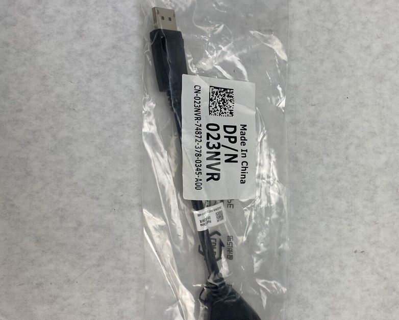 Lot of 10 Dell DP/N 023NVR DisplayPort Male to DVI Female Adapter
