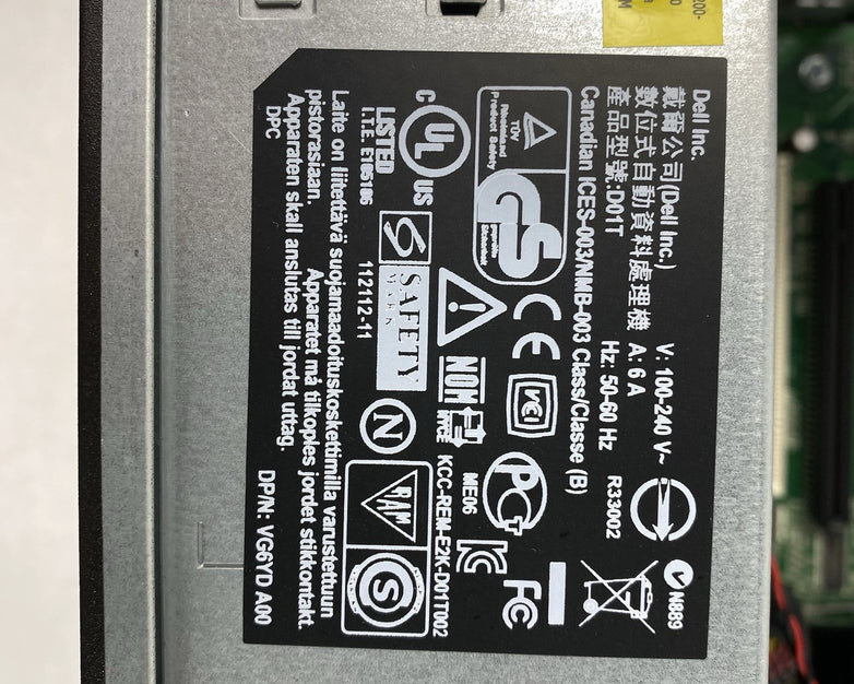 Dell Precision T3600 MT Xeon E5-1620 3.60GHz 8GB RAM No HDD No OS