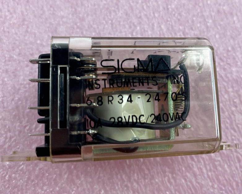 SIGMA Instruments Relay 68R34-24705 10A 28VDC/240 VAC