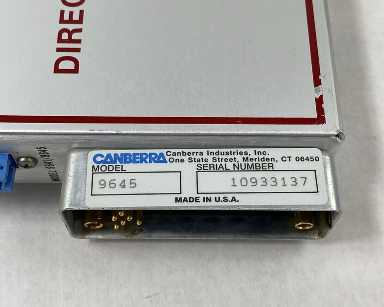 Canberra 9645 ICB HV Power Supply Nim Module