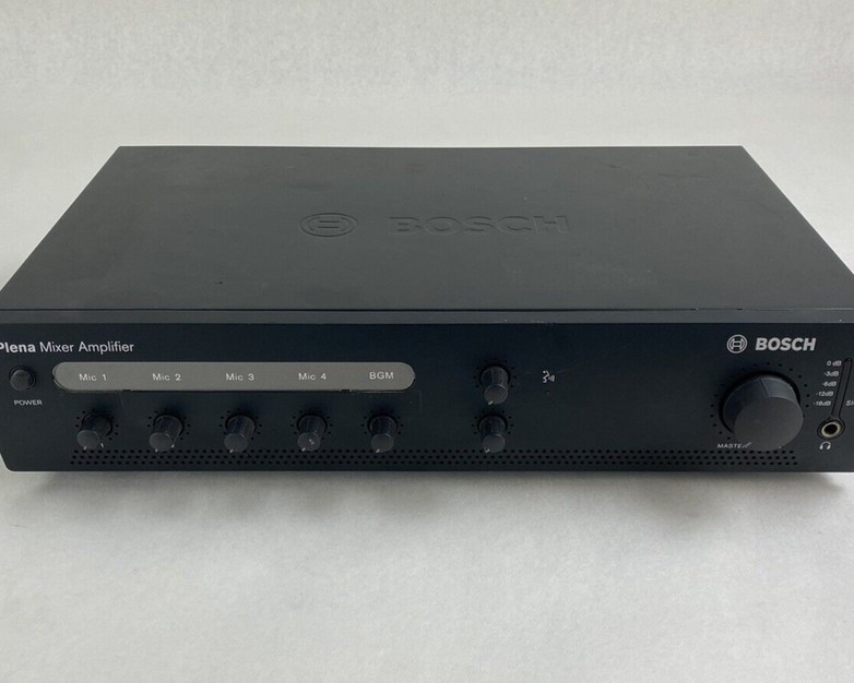 Bosch PLE-1ME120-US Plena 120 Watt 4-Channel Mixer Amplifier Tested