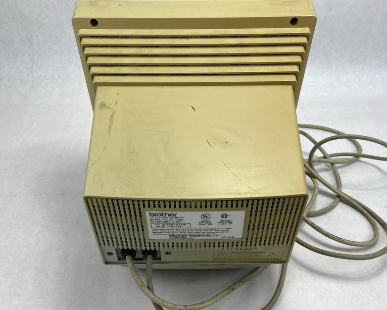 Brother 12" Vintage CRT Monitor Model CT - 1050 - Tested and Working