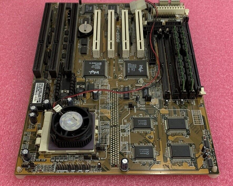 Asus PT-2006 Motherboard Intel Pentium 166MHz 16MB RAM No Shield