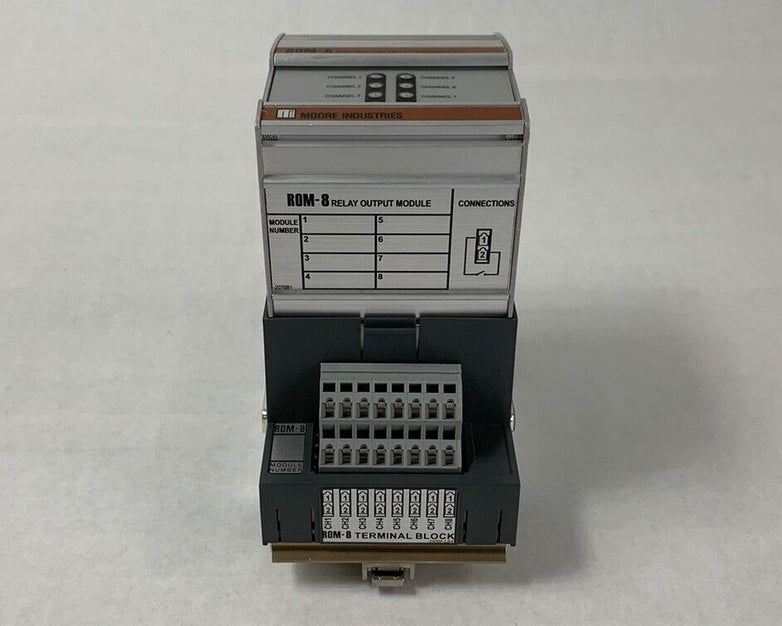 Moore ROM-8 Relay Output Module ROM/IO/RNO8/IP
